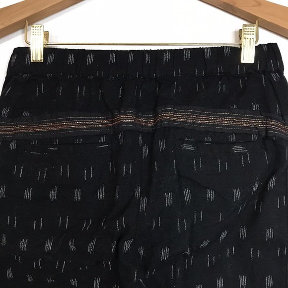 Anthropologie Women's XS Black Boho Black Bronze Beaded Pants - Picture 7 of 7